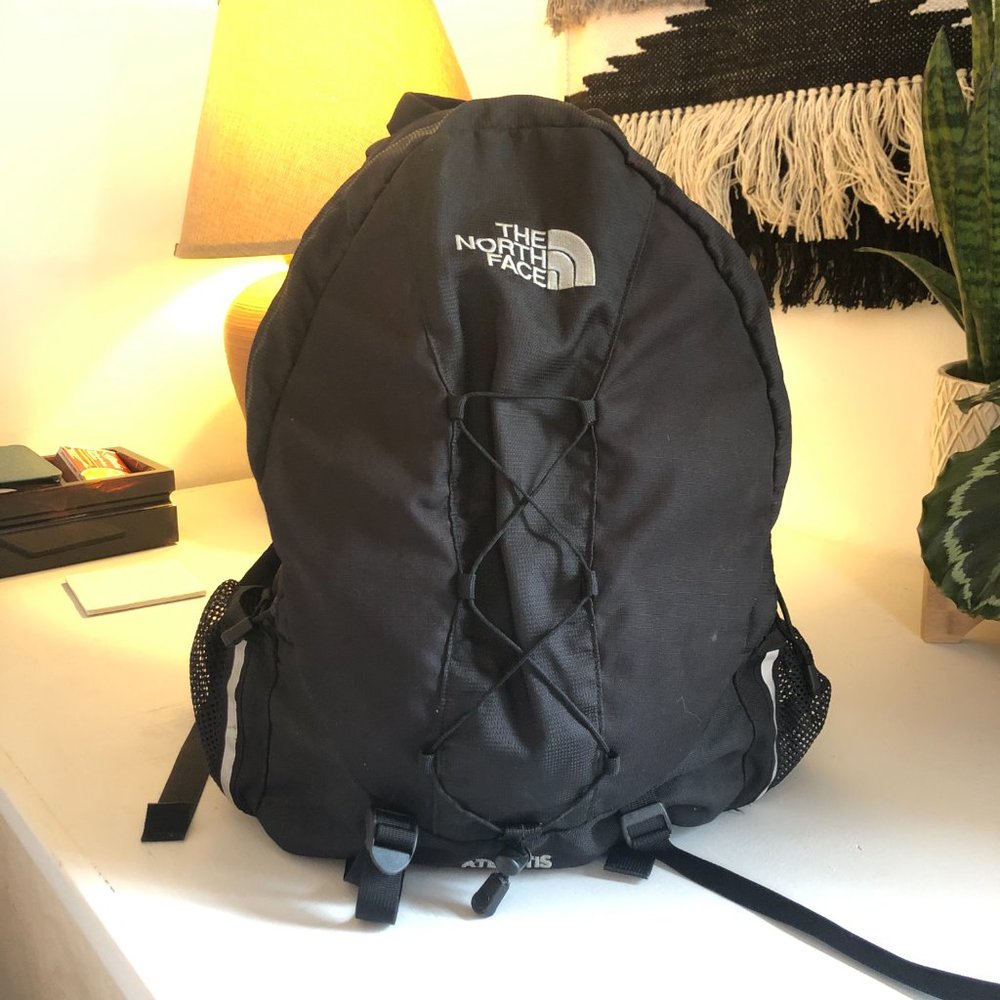 North Face Black Backpack Atlantis